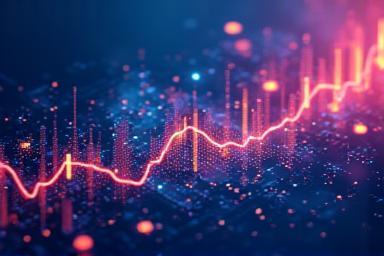 Abstract graphic representing data analytics course